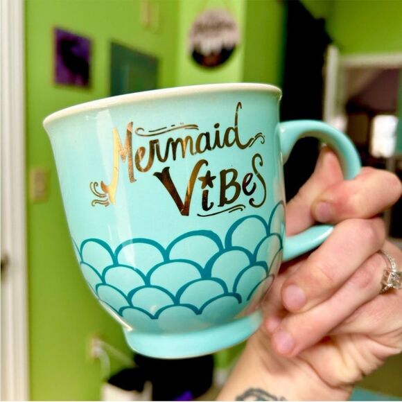 Magical Mystical Fairytale Mermaid Ceramic Coffee Tea Kitchen Nautical Sea Mug - Picture 6 of 6